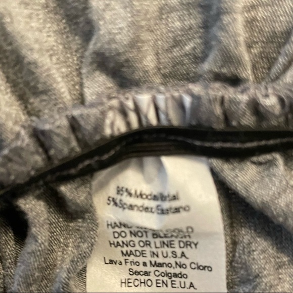 Pinkblush Maternity Gray Short Sleeves Top Size Small - Picture 6 of 7